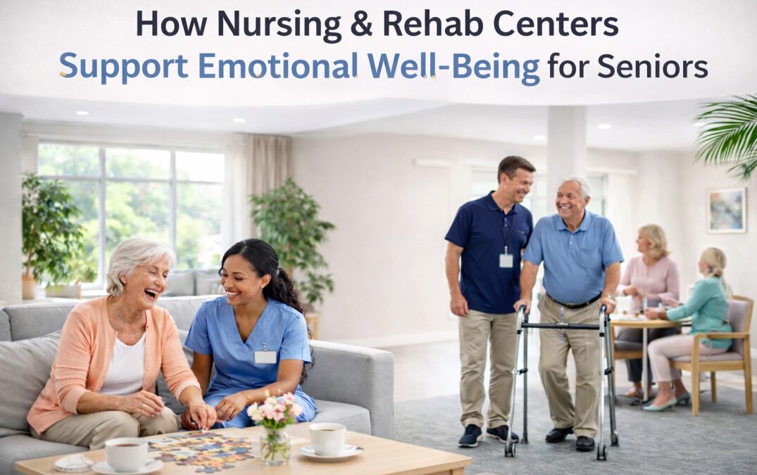 How Nursing & Rehab Centers Support Emotional Well-Being for Seniors - BayviewRehab